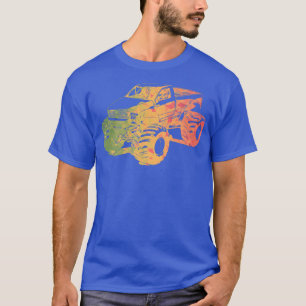 Colourful Monster Truck Art T-Shirt