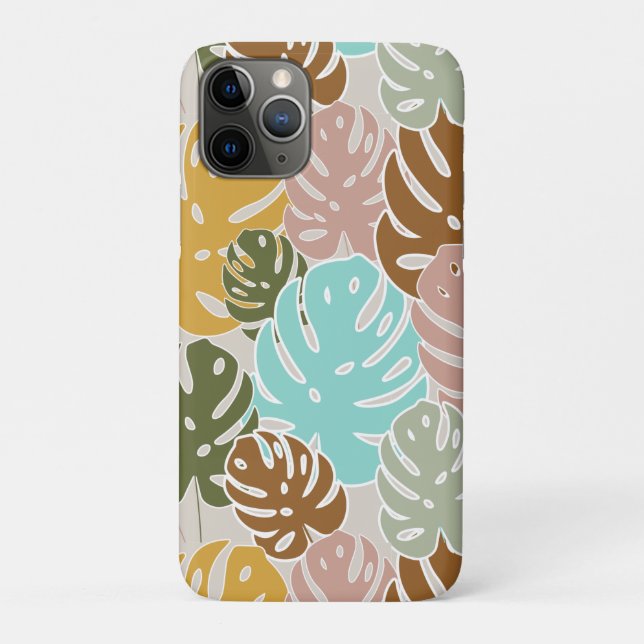 Colourful monstera jungle Case-Mate iPhone case (Back)