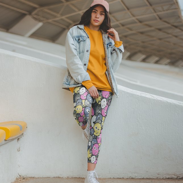 Colourful Monsters Leggings (Creator Uploaded)