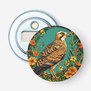 Colourful Montagu's harrier Bird Bottle Opener