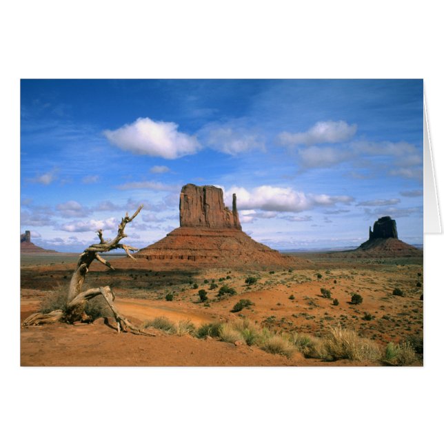 Colourful Monument Valley Mittens in Utah USA (Front Horizontal)