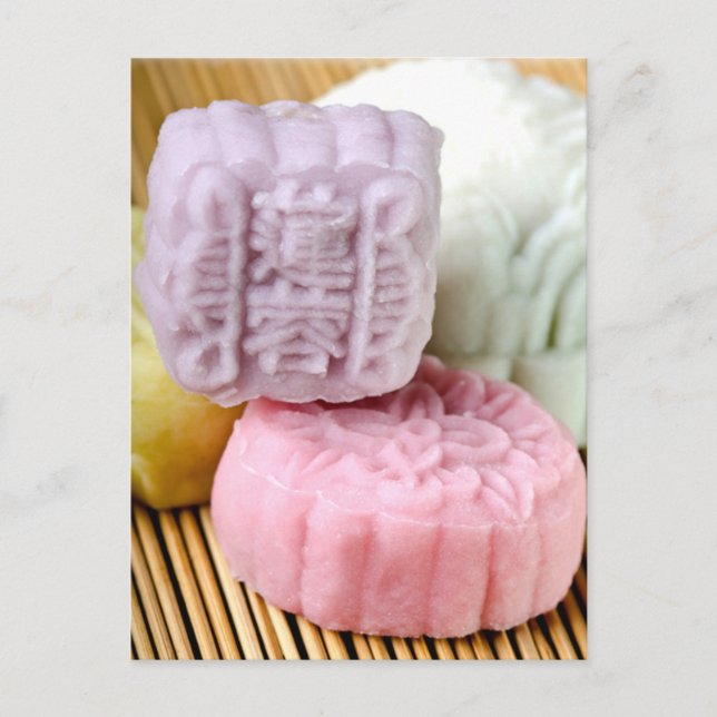 Colourful Mooncakes Postcard (Front)