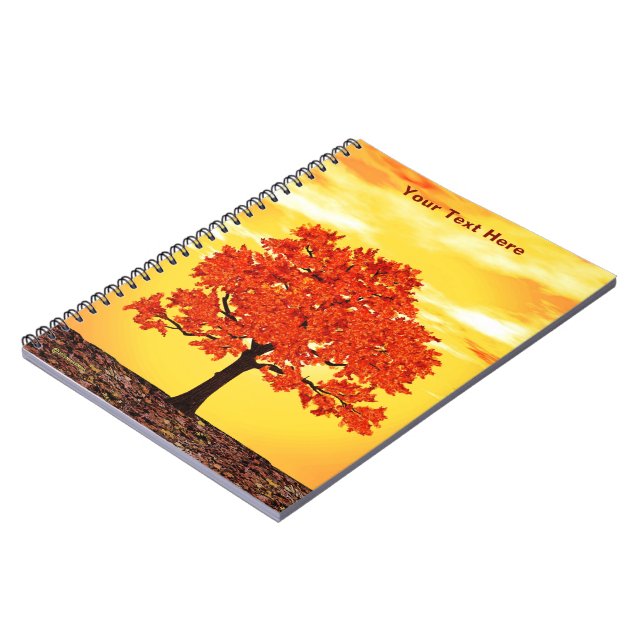Colourful Morning Oak Notebook (Left Side)