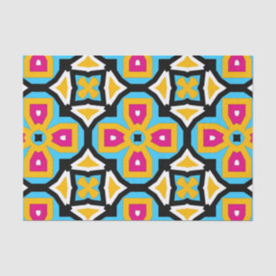Colourful Moroccan Classy Elegant Geometric Patter Tissue Paper