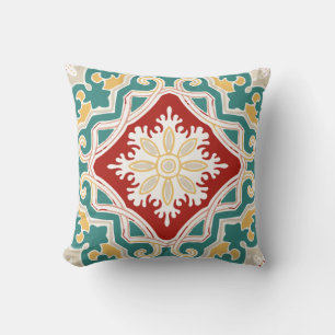 Colourful Moroccan Tile Cushion