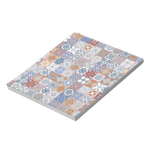 Colourful Moroccan tile Notepad