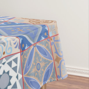 Colourful Moroccan tile Tablecloth