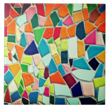 Colourful Mosaic Ceramic Tile