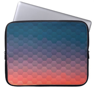 Colourful mosaic. Geometric hipster retro backgrou Laptop Sleeve