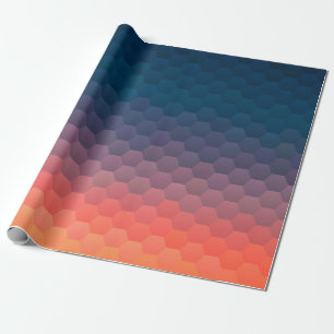 Colourful mosaic. Geometric hipster retro backgrou Wrapping Paper