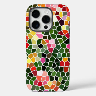 Colourful Mosaic Pattern iPhone 16 Pro Case