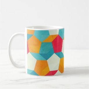 Colourful Mosaic, Seamless Artistic Pattern. Coffee Mug