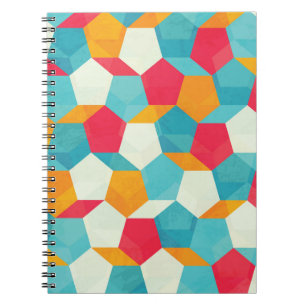 Colourful Mosaic, Seamless Artistic Pattern. Notebook