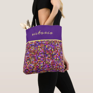 Colourful Mosaic Tote Bag