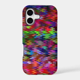 Colourful Mosaic Wave Pattern #3