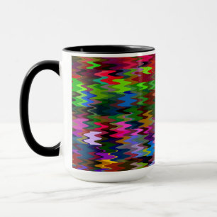 Colourful Mosaic Wave Pattern #3 Mug