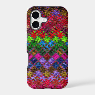 Colourful Mosaic Wave Pattern #4