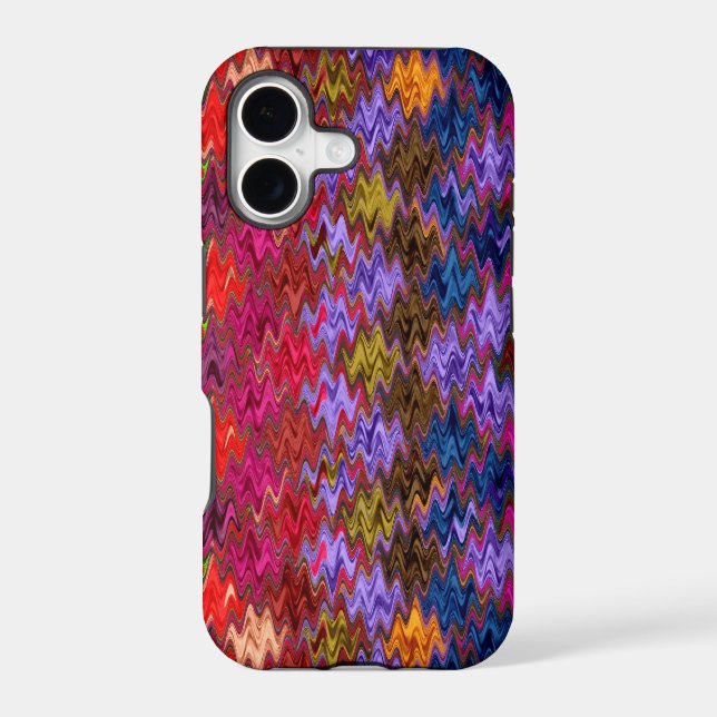 Colourful Mosaic Wave Pattern #5 (Back)