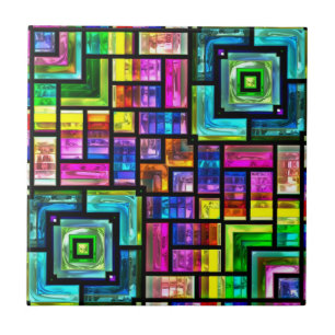 colourful mosaics tile