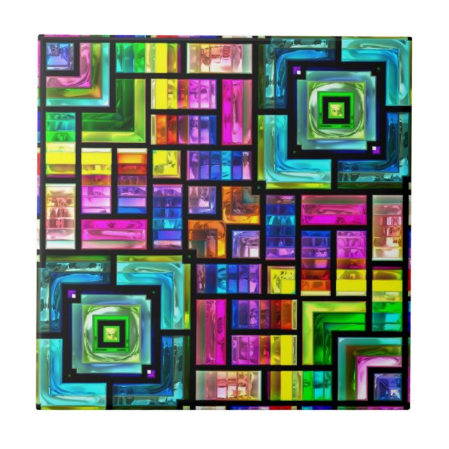 colourful mosaics tile (Front)