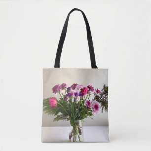 Colourful Mother’s Day Flower Bouquet Tote Bag