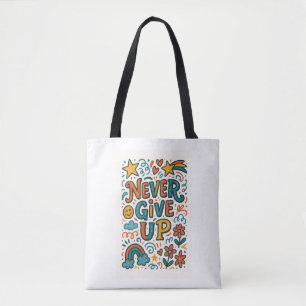 Colourful Motivational Tote Bag