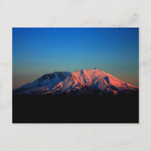 Colourful Mount Saint Helens at Dusk Postcard