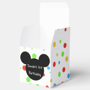 Colourful Mouse Kids Birthday Party Favour Box