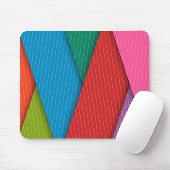 Colourful  Mouse Pad! Pad (With Mouse)