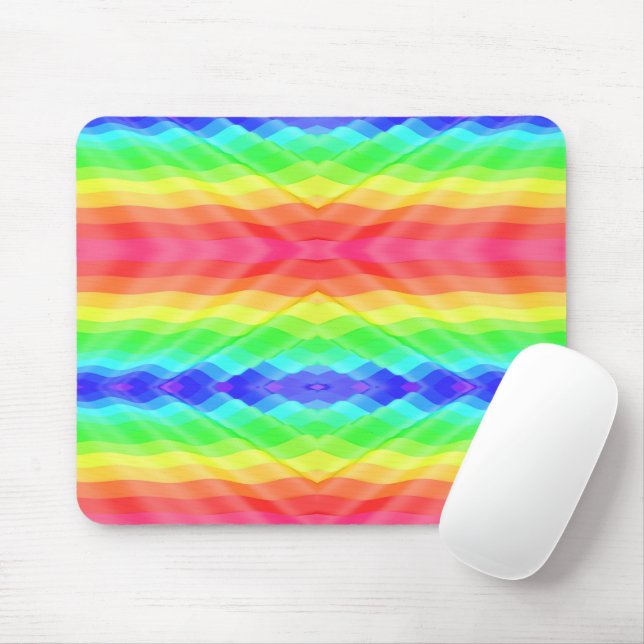 Colourful mousepad featuring a bright (With Mouse)