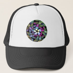 Colourful Movements Abstract Striking Fractal Art Trucker Hat