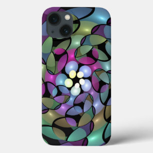 Colourful Movements Abstract Trippy Fractal Art iPhone 13 Case