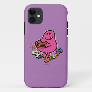 Colourful Mr. Greedy Eating iPhone 11 Case