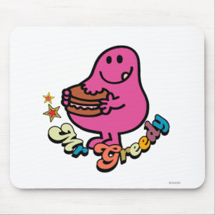 Colourful Mr. Greedy Eating Mouse Pad
