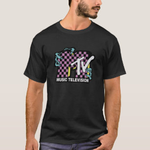 Colourful MTV Music Television 80s Logo Halloween  T-Shirt