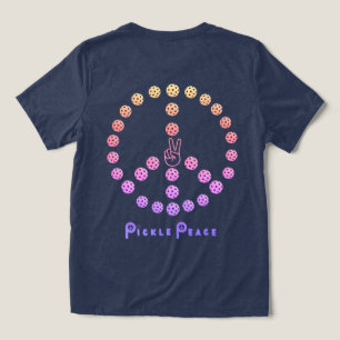 colourful multi ball peace sign Tri-Blend shirt
