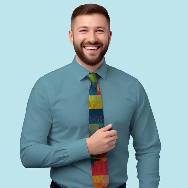Colourful Multi-patterned Tie (Creator Uploaded)