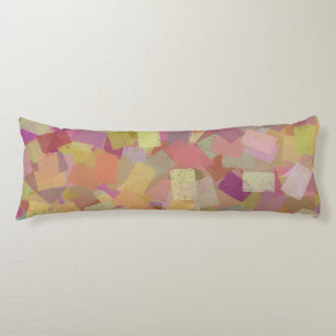 Colourful Multicolor Cubism Abstract Pattern Body Cushion