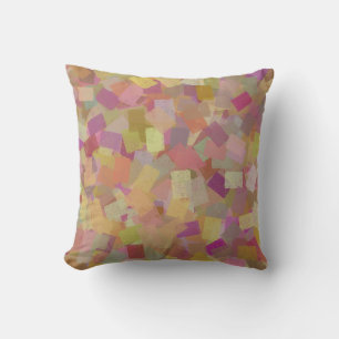 Colourful Multicolor Cubism Abstract Pattern Cushion