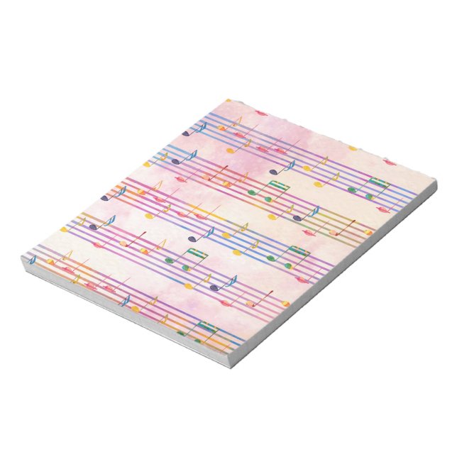 Colourful Multicolor Music Note Musician   (Rotated)