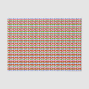 Colourful Multicolored Cheerful Striped Tissue Paper