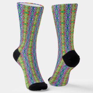Colourful Multicolored Pattern   Socks