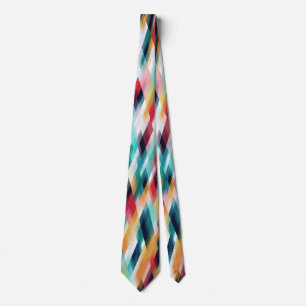 Colourful Multicolored Pattern Tie