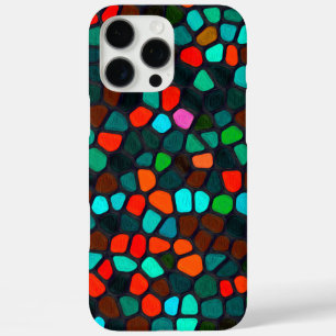 Colourful Multicoloured Mosaic Pattern iPhone 16 Pro Max Case