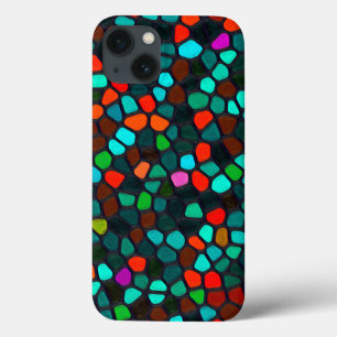 Colourful Multicoloured Mosaic Pattern iPhone 13 Case