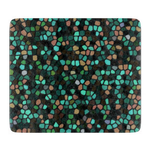 Colourful Multicoloured Mosaic Pattern Cutting Board