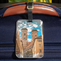 Colourful Munich Germany Frauenkirche