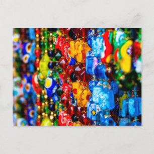 Colourful Murano Postcard