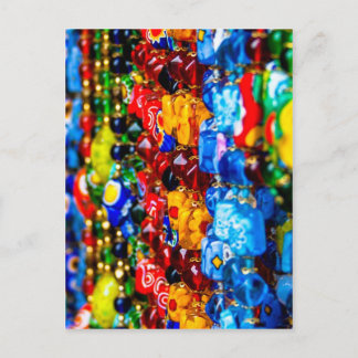 Colourful Murano Postcard