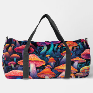 Colourful Mushrooms Duffle Bag